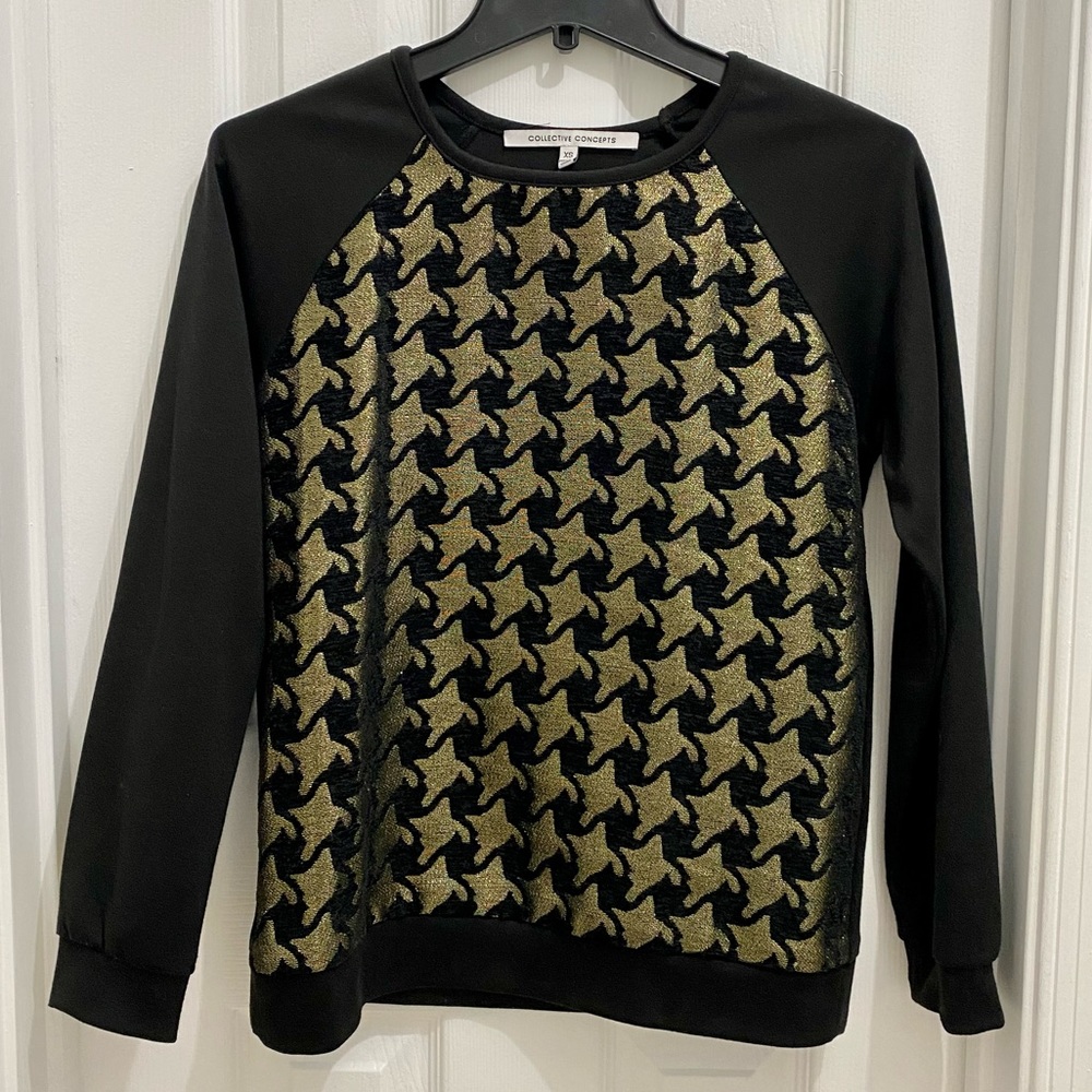 Collective Concepts Houndstooth Sweatshirt
